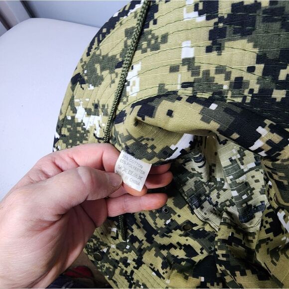 Camo Bucket Hat Cap Sun Vented - Picture 2 of 6